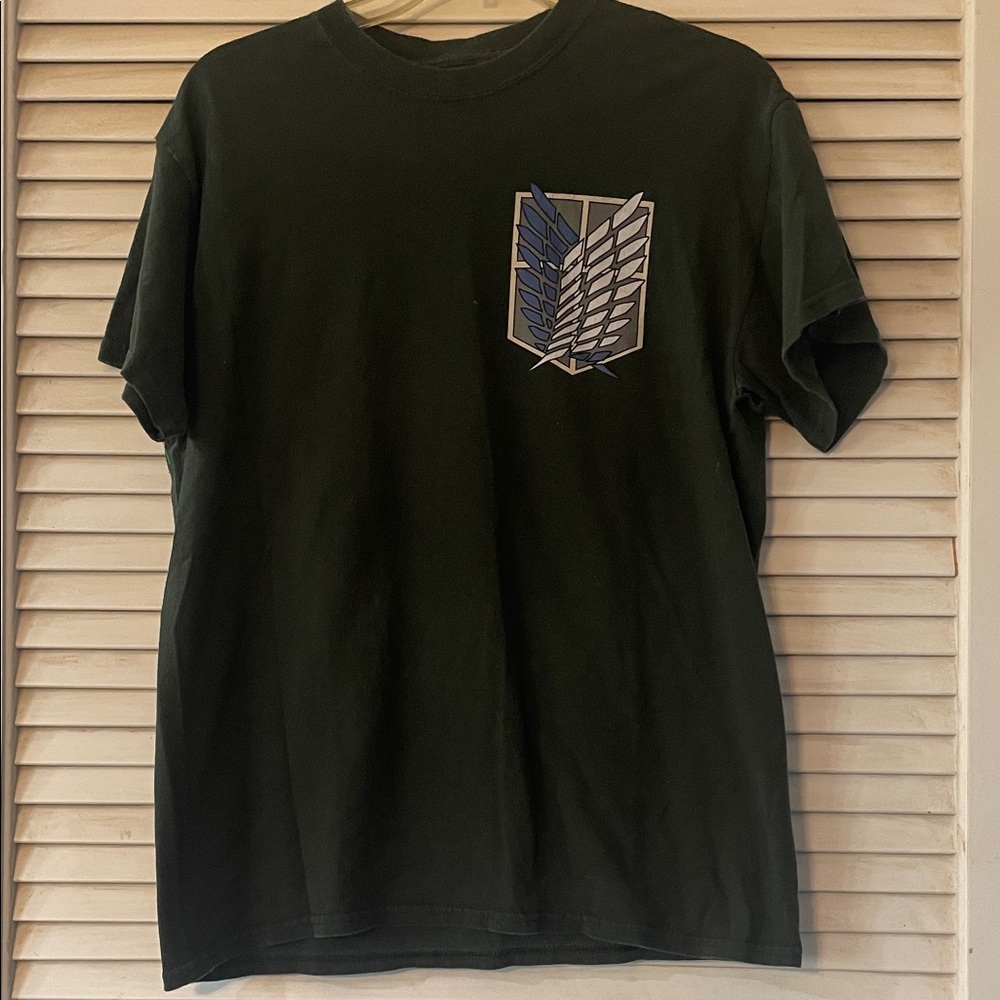 Ripple Junction Dark Green Tee with Winged Emblem